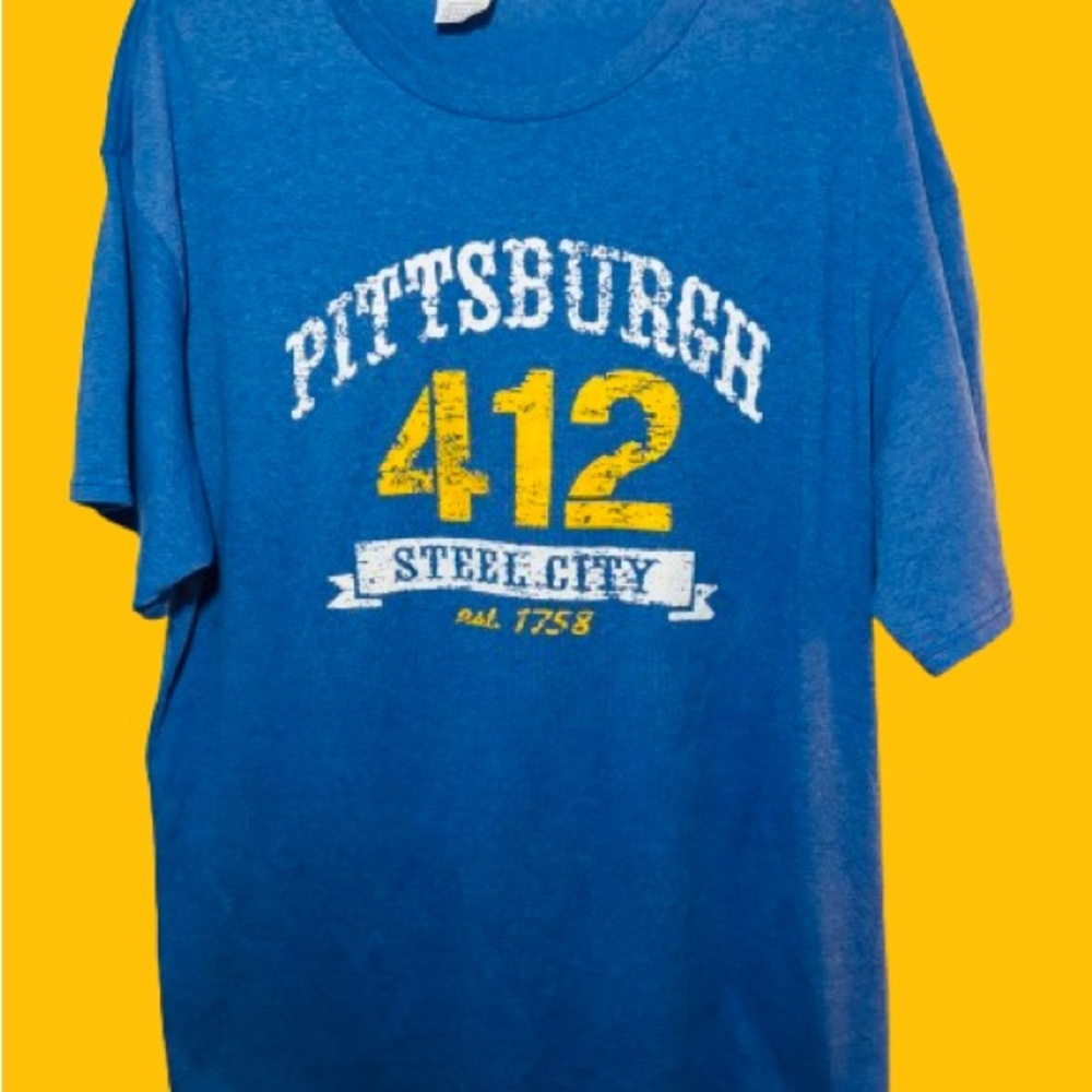 NFL Pittsburgh Steelers T-Shirt Size XL 412 Steel City Tee